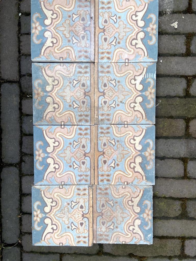 Heel mooie oude of antieke tegels, Ophalen, Gebruikt, Steen of Klei, Minder dan 50 cm
