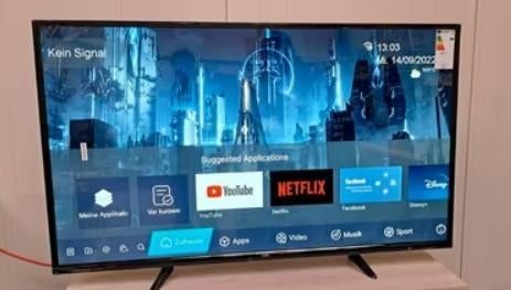 Eisenbach 55 inch smart LED TV , 4K. Nieuw!!, LED, Nieuw, 100 Hz, 100 cm of meer
