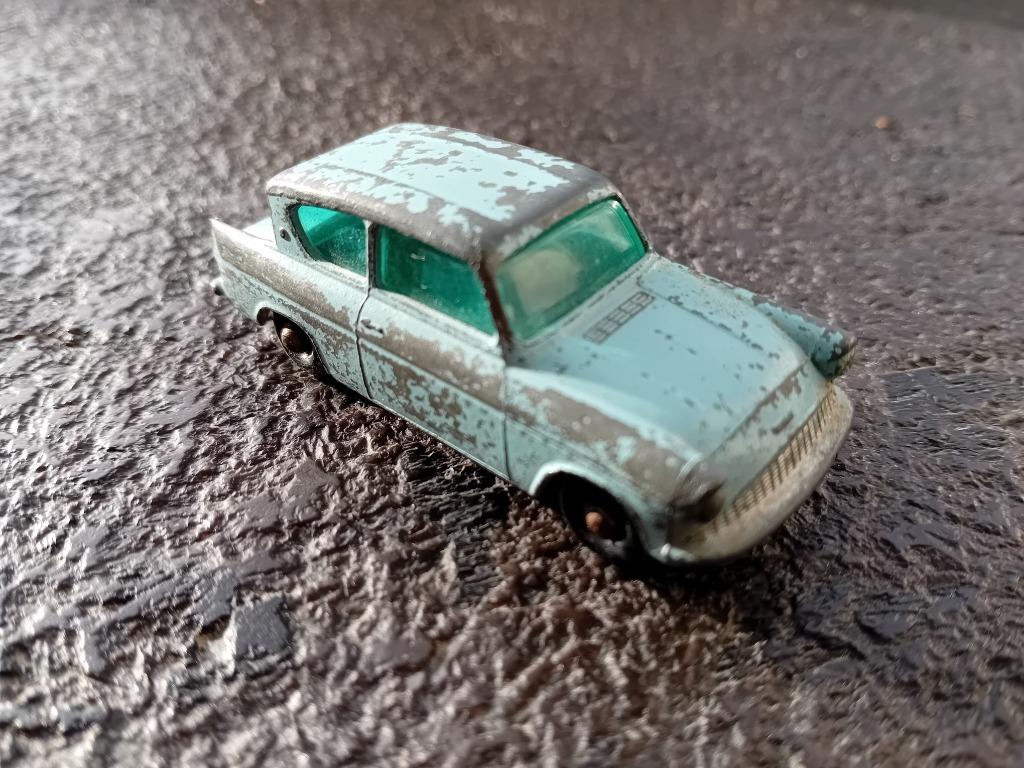 Vintage Matchbox Series No 7 Ford Anglia By Lesney, Ophalen of Verzenden, Lesney