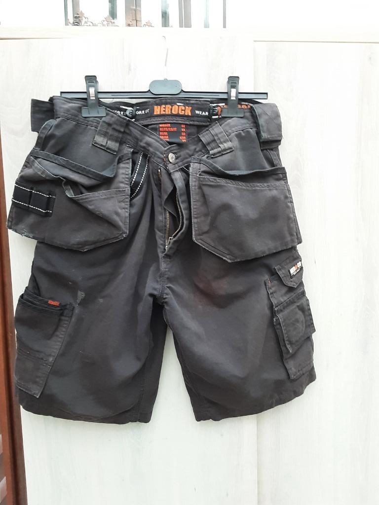 Herock werkshort, Tuin en Terras, Werkkleding, Ophalen, Gebruikt, Dames, Broek