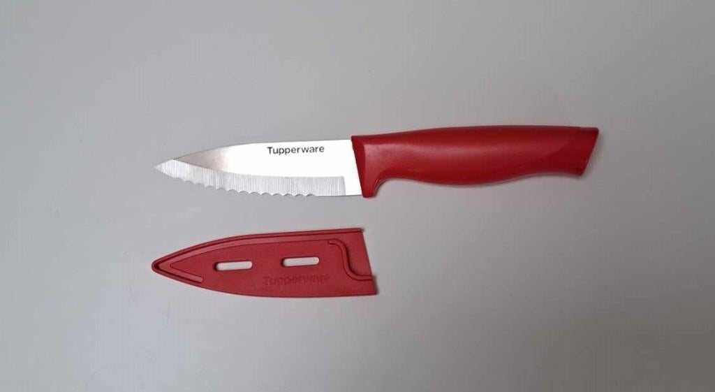 Tupperware™ Tomatenmes « Essential Knives » rood, Ophalen of Verzenden, Nieuw, Rood, Overige typen