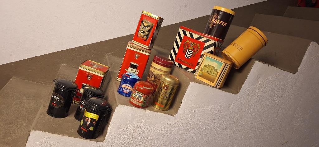 blik, Collections, Boîte en métal, Enlèvement ou Envoi, Café