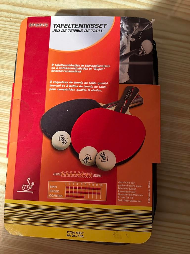 Tennis de table set complet neuf, Sports & Fitness, Enlèvement ou Envoi, Comme neuf