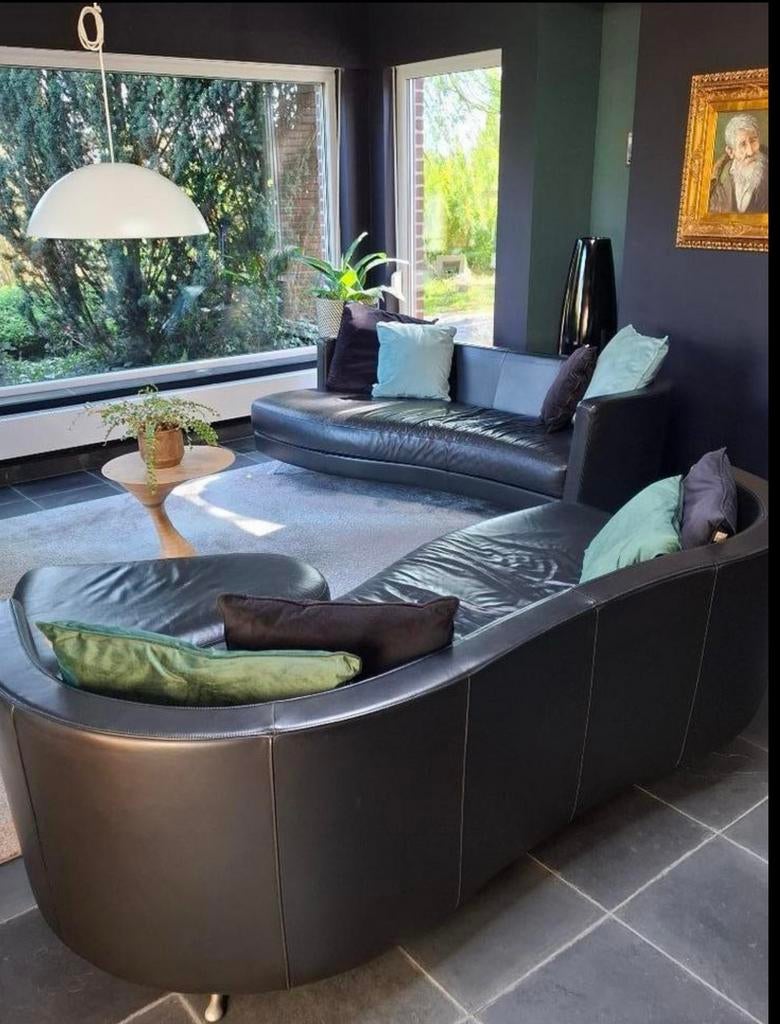 ROLF BENZ zetels + poef, Ophalen, Zo goed als nieuw