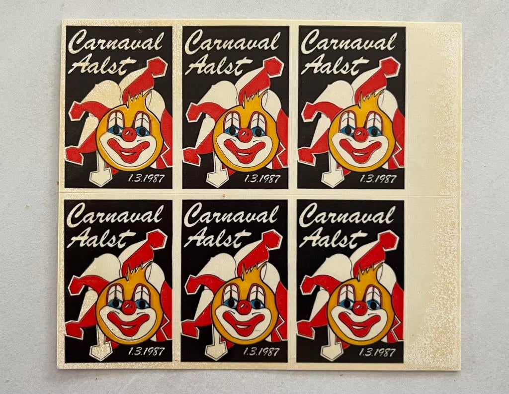 Aalst Oilsjt Carnaval sluitzegels 1987, Enlèvement