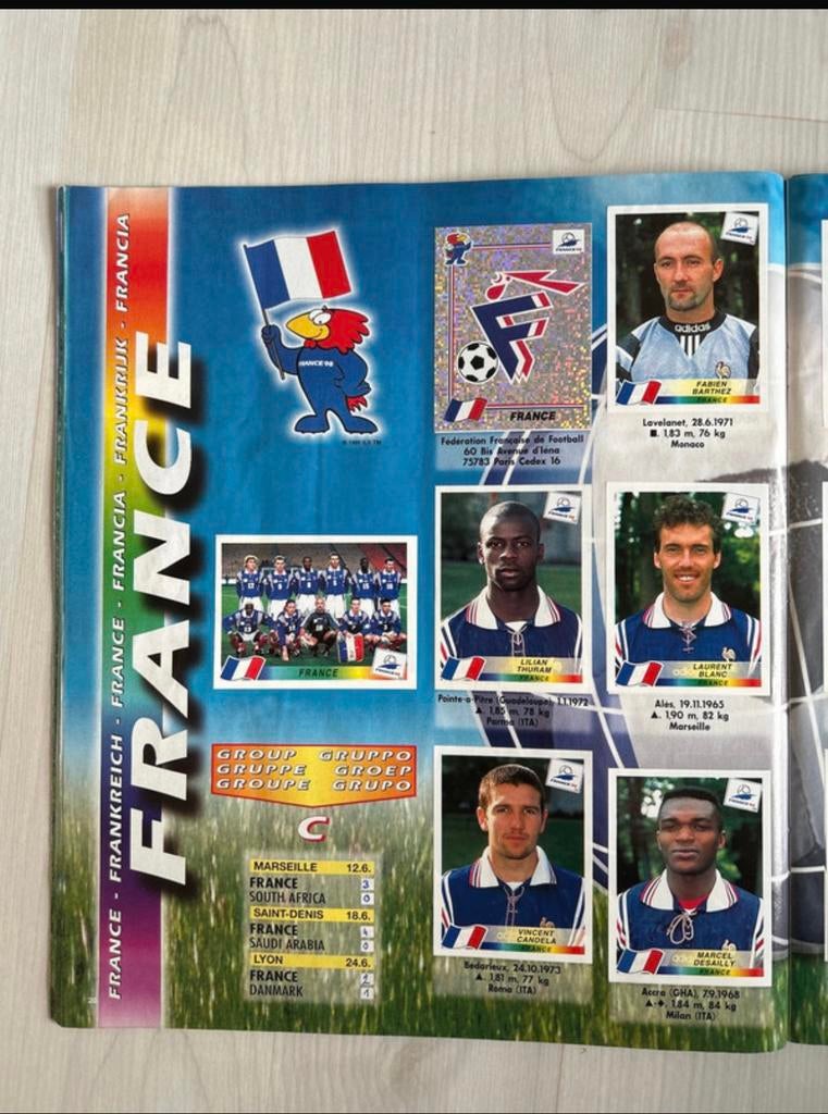 Album Panini World Cup France 98 - Complet, Collections, Articles de Sport & Football, Comme neuf, Enlèvement ou Envoi