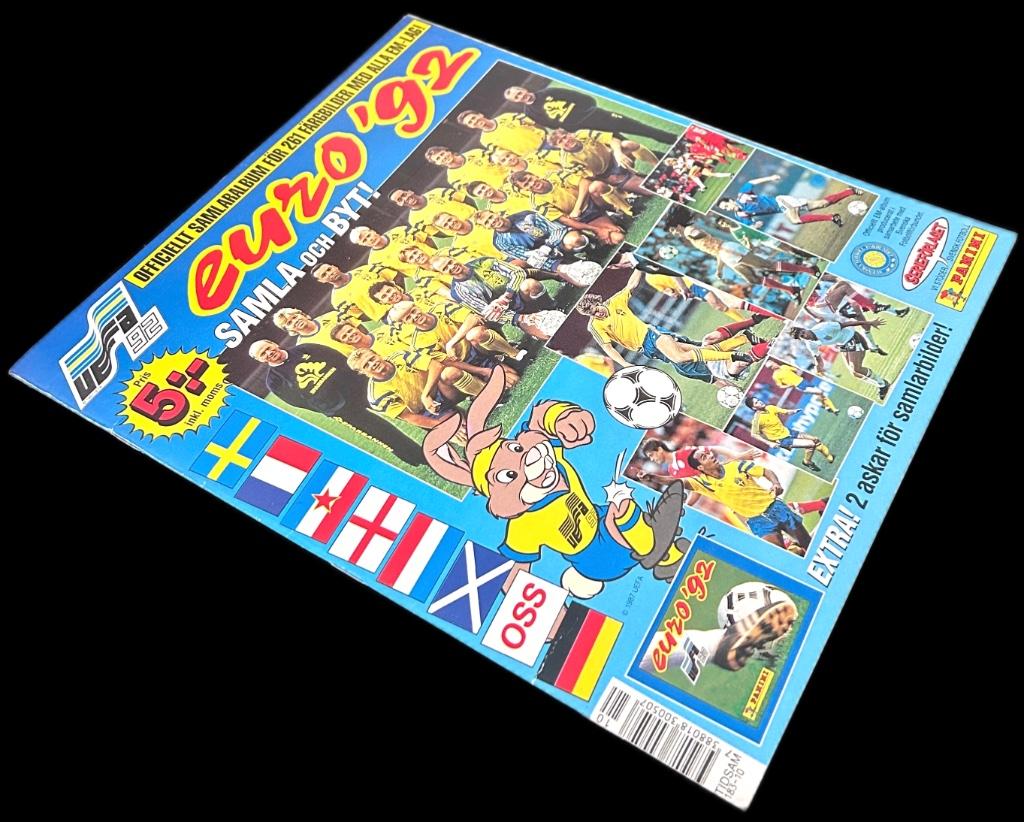 Panini Euro 92 Zweden Leeg Sticker Album 1992, Envoi, Comme neuf