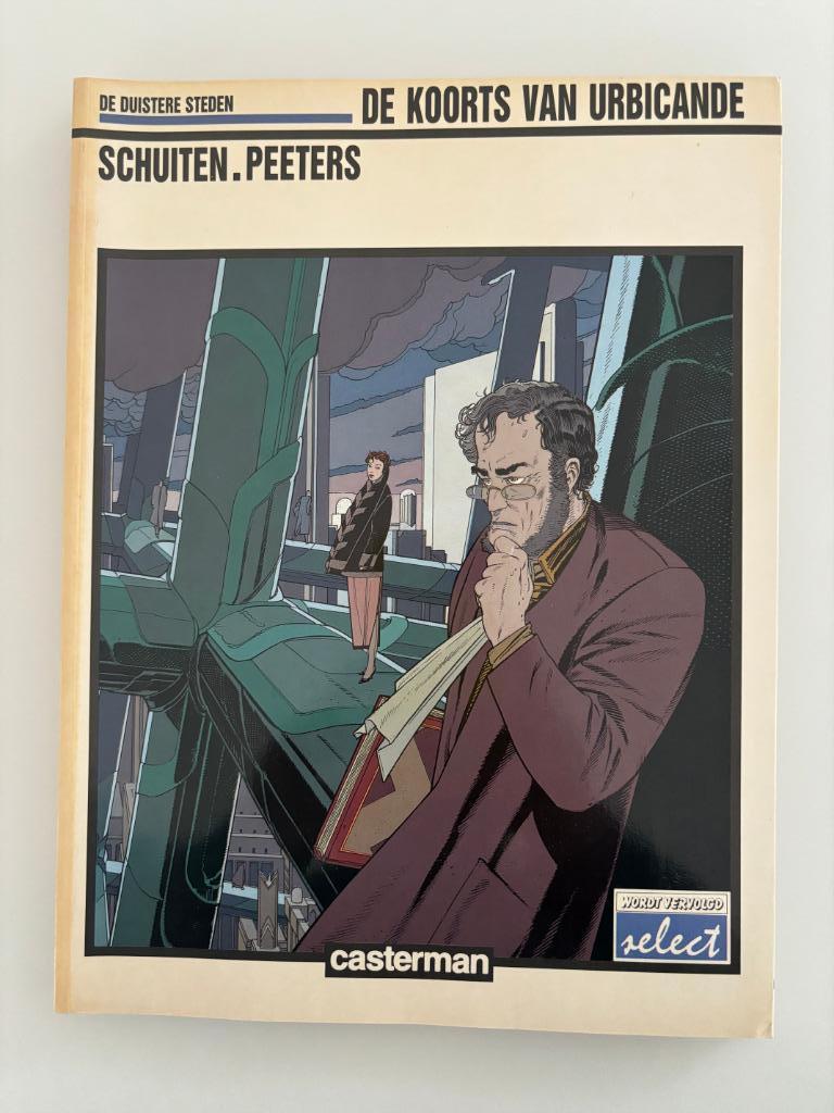 Benoît Peeters  2 De koorts van Urbicande 1988, Livres, BD, Enlèvement ou Envoi, Peeters / Schuiten, Une BD, Comme neuf