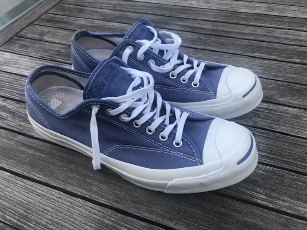 Converse Jack Purcell, maat 42, Kleding | Heren, Schoenen, Blauw, Converse, Ophalen of Verzenden, Zo goed als nieuw