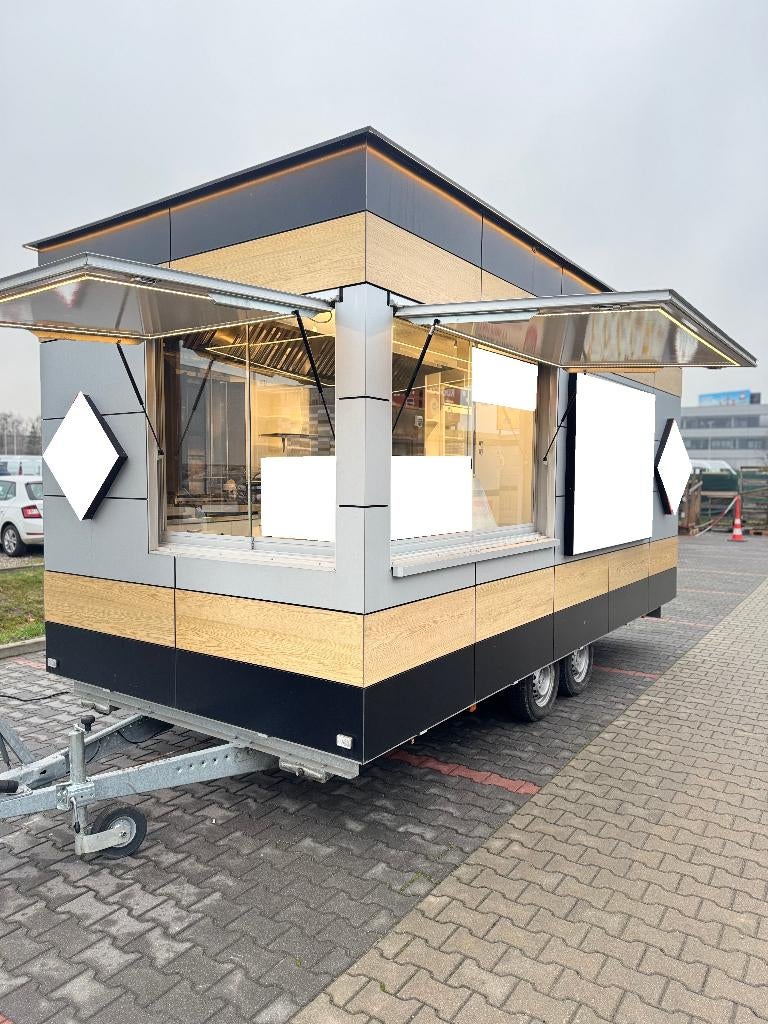 Foodtruck, Verkoopwagen KEBAB 5,1m uitgerust van 15,9k net, Ophalen of Verzenden