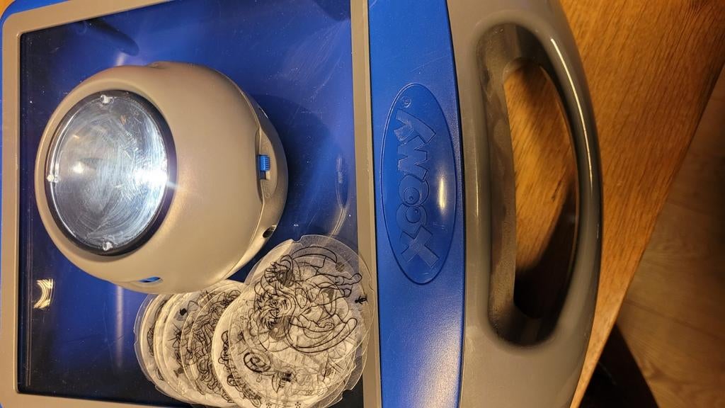 Xoomy projector, Ophalen, Gebruikt