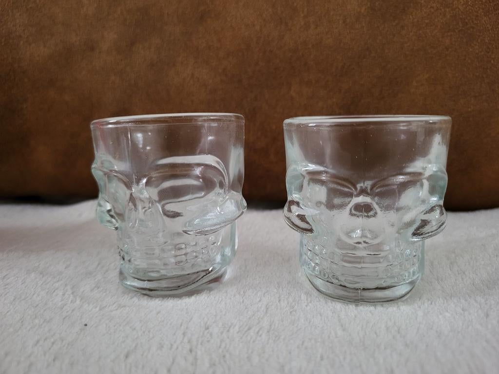 6 Schedel shotglazen NIEUW, Verzamelen, Ophalen, Nieuw