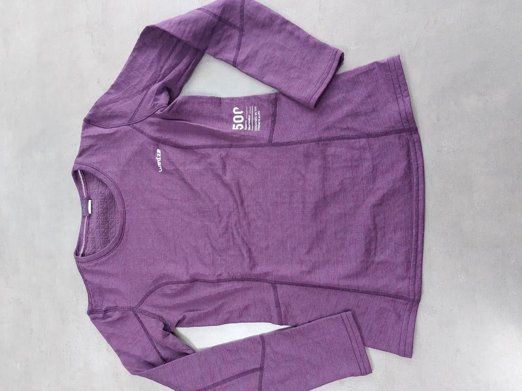 Tshirt lange mouwen, gevoerd. Ski, Kleding | Dames, Wintersportkleding, Ophalen of Verzenden, Zo goed als nieuw