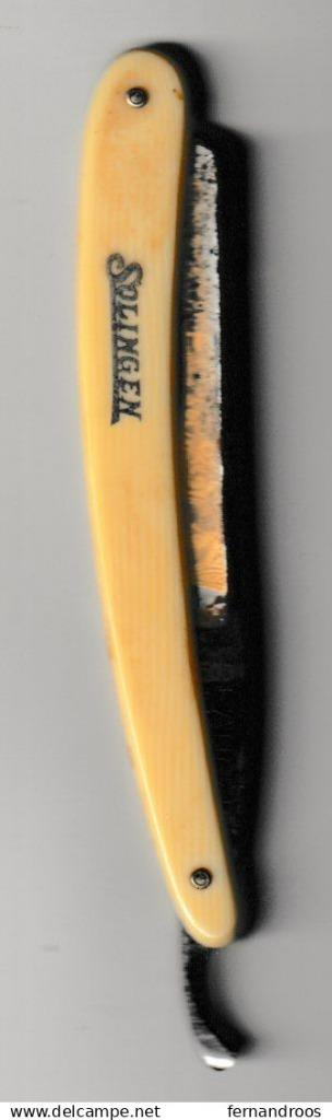 COUPE CHOU RASOIR SOLINGEN SILVER STEEL 500 FANGER, Enlèvement ou Envoi, Utilisé