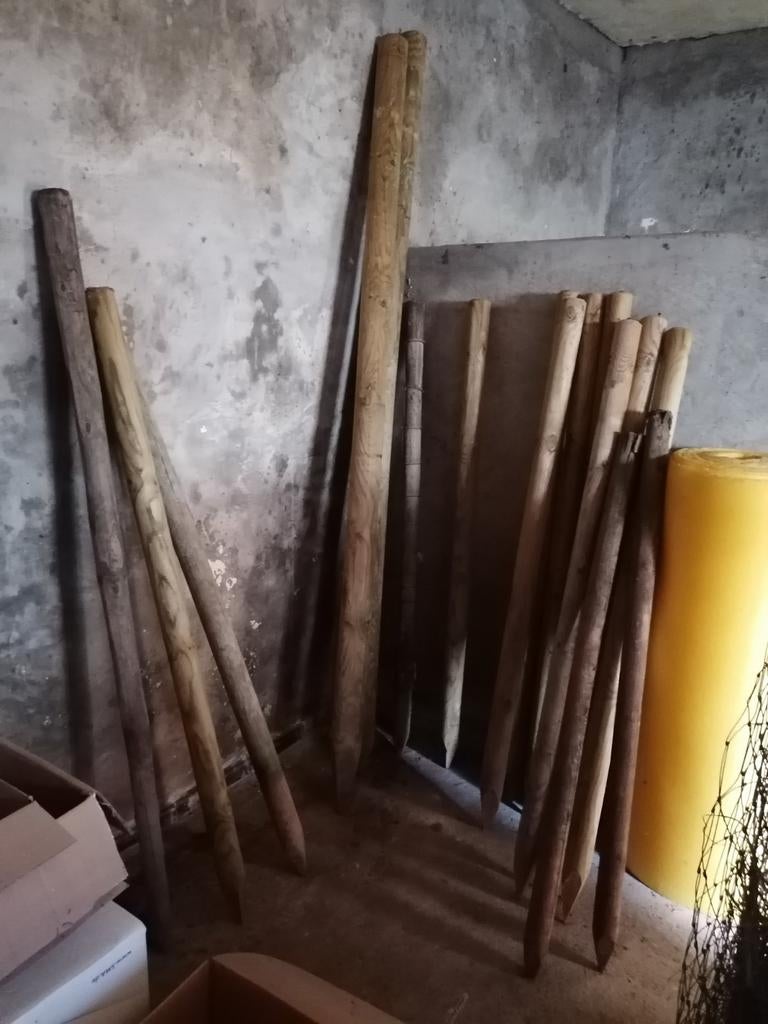 Poteaux de prairie en bois, Bricolage & Construction, Enlèvement, Comme neuf