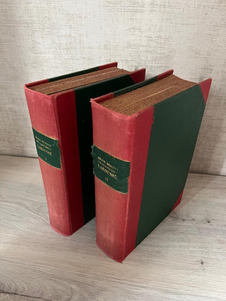 Grand Mémento Encyclopédique Larousse 1936/1937 en 2 tomes, Livres, Série complète, Paul Augé, Général, Enlèvement