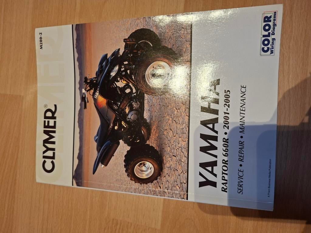 Yamaha  Raptor 660 service repairs handleiding, Motoren, Ophalen of Verzenden, Yamaha