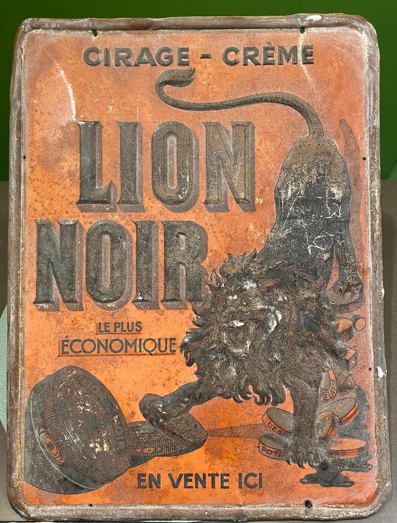 plaque ( émaillée ancienne) en tôle, Collections, Enlèvement ou Envoi, Utilisé