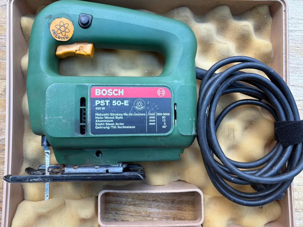 Decoupeerzaag Bosch, Moins de 600 watts, Enlèvement ou Envoi, 30 à 70 mm, Utilisé