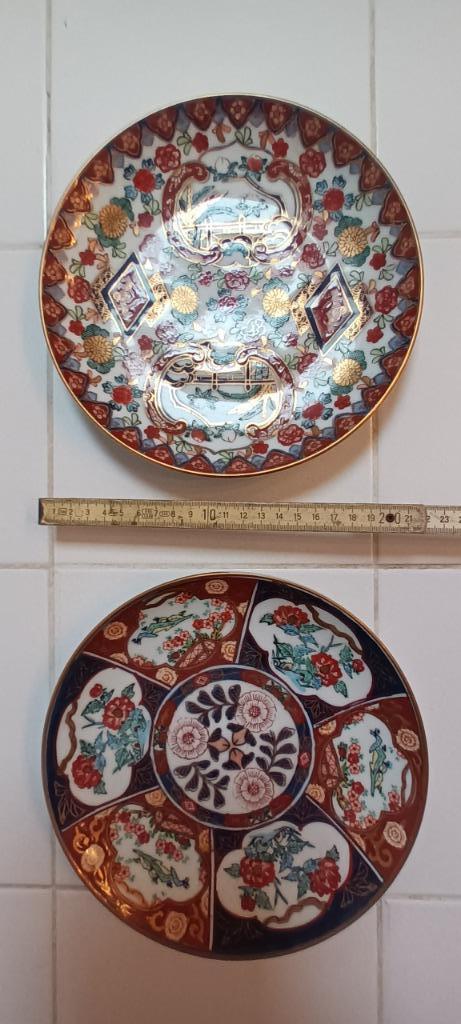 Set van 2 Chinese borden, Antiek en Kunst, Antiek | Keramiek en Aardewerk, Ophalen of Verzenden
