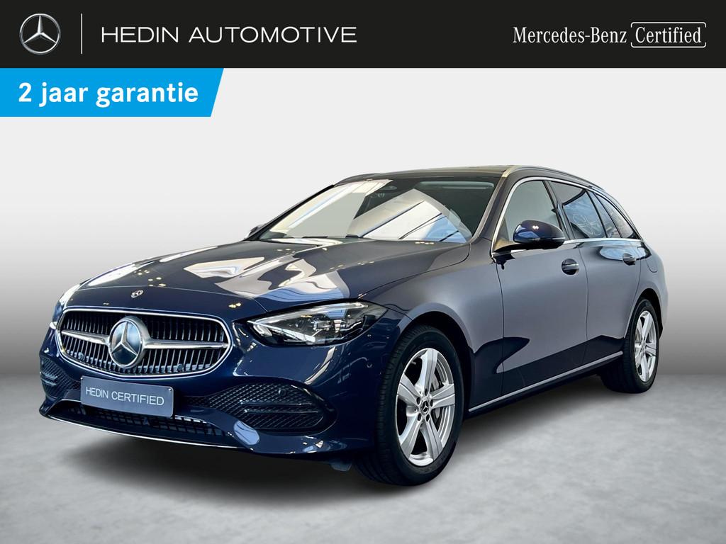 Mercedes-Benz C-Klasse 300 DE Break 4MATIC Luxury Line | Pan, Auto's, Mercedes-Benz, Automaat, 4 cilinders, Regensensor, Plug-in hybride