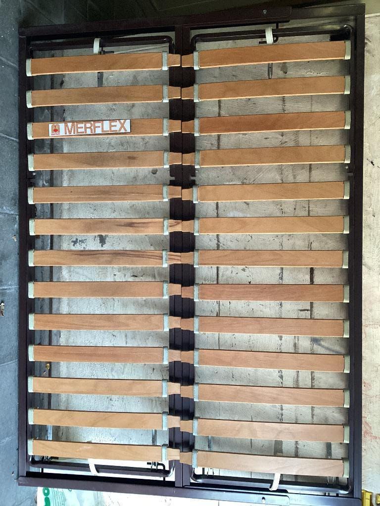 Lattenbodem Merflex, Maison & Meubles, Enlèvement, Sommier, 200 cm, Deux personnes