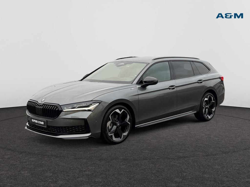 Skoda Superb Combi Superb Combi 1.5 TSI ACT MHEV Sportline D, Auto's, Automaat, Break, Alarm, 126 g/km