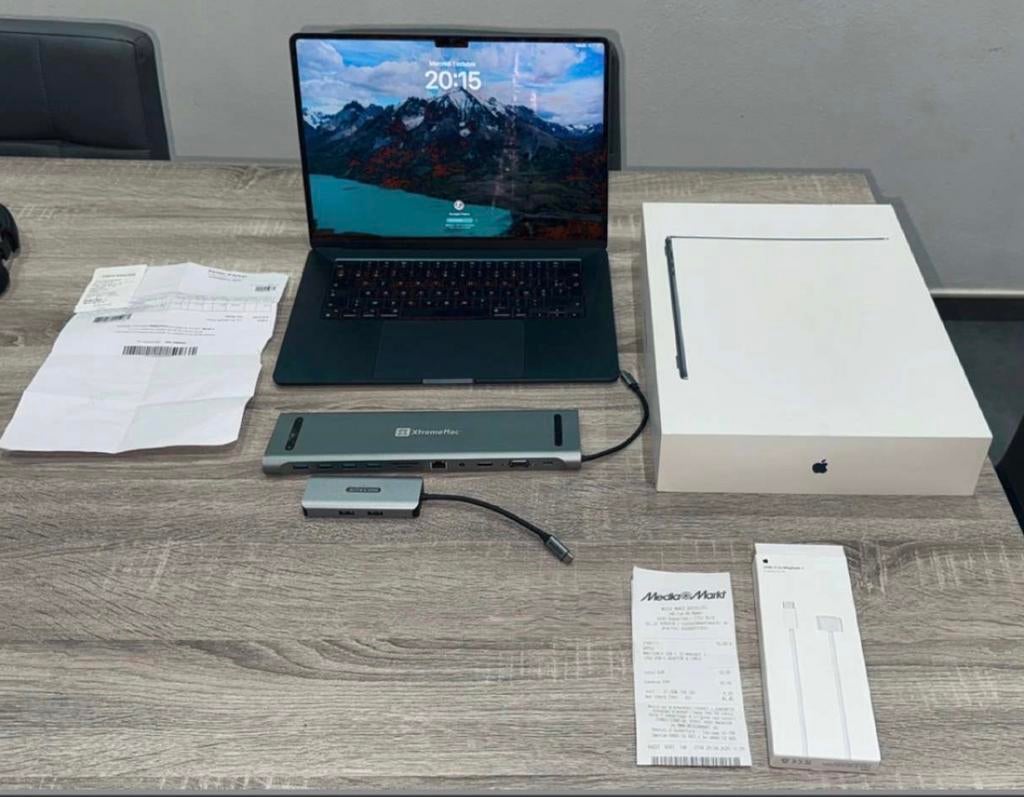 MacBook Air M2 15,3” comme neuf !, Enlèvement, MacBook