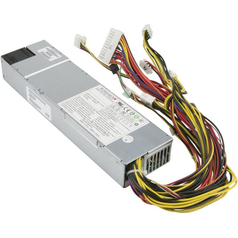 SuperMicro 600watt Fixed Power Supply PWS-605P-1H, Computers en Software, Interne voedingen, Gebruikt, Ophalen of Verzenden