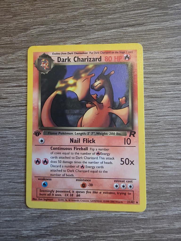 Carte pokemon dark charizard 1st edition, Hobby & Loisirs créatifs, Enlèvement ou Envoi, Comme neuf, Booster