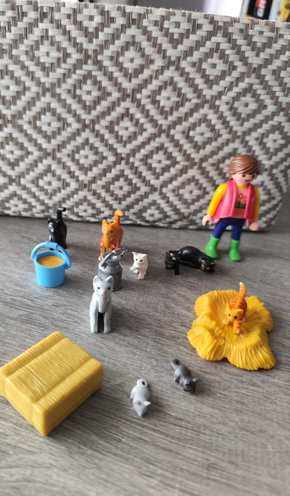 Playmobil - Keeper met katten, Kinderen en Baby's, Ophalen of Verzenden