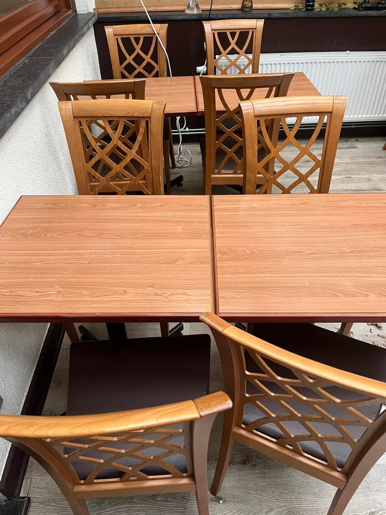 Lot 40 table bois de restaurant, Enlèvement ou Envoi, Comme neuf, Bois