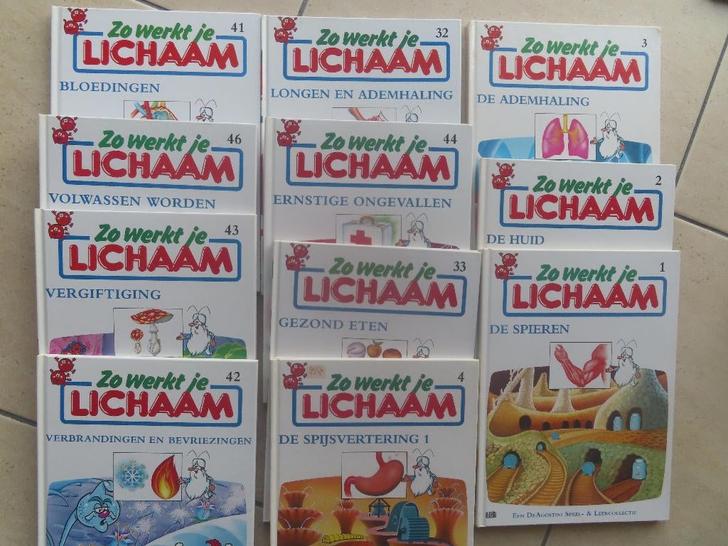 Boeken over het menselijk lichaam, Boeken, Ophalen of Verzenden, Gelezen, Non-fictie