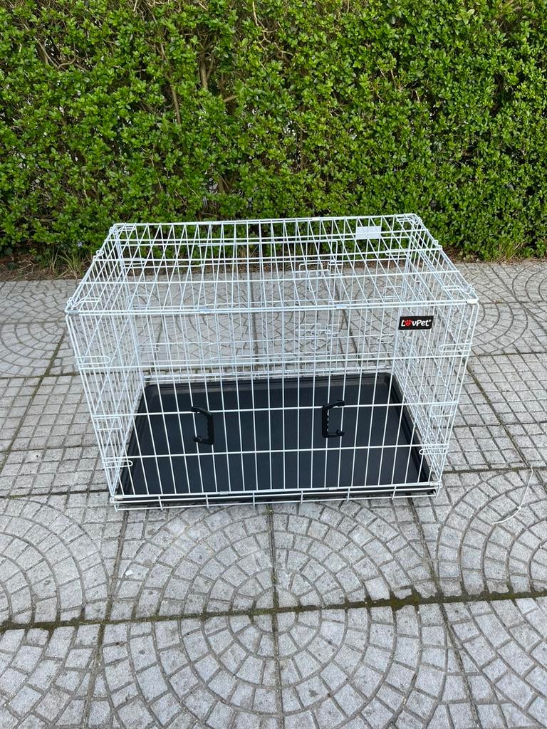 Hondenbench large (92x64x57cm)(bxhxd), Dieren en Toebehoren, Hondenbenches, Ophalen, Zo goed als nieuw