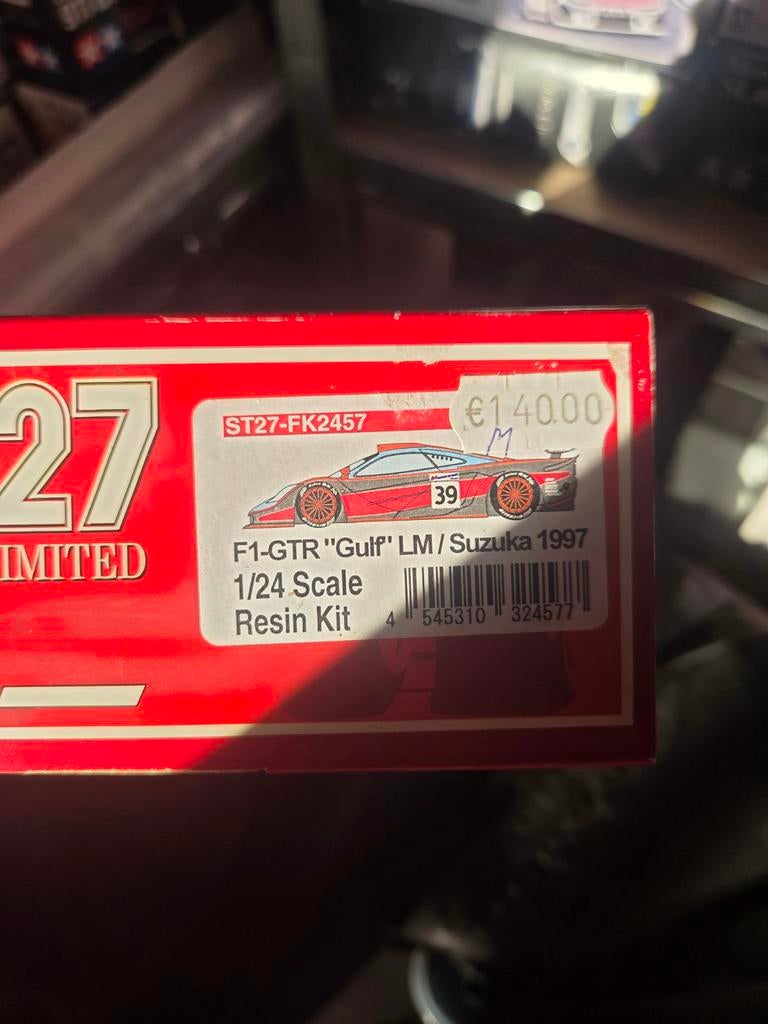 McLaren F1-GTR "Gulf" LM / Suzuka 1997 (Studio27), Hobby en Vrije tijd, Modelbouw | Auto's en Voertuigen, Overige merken, Auto