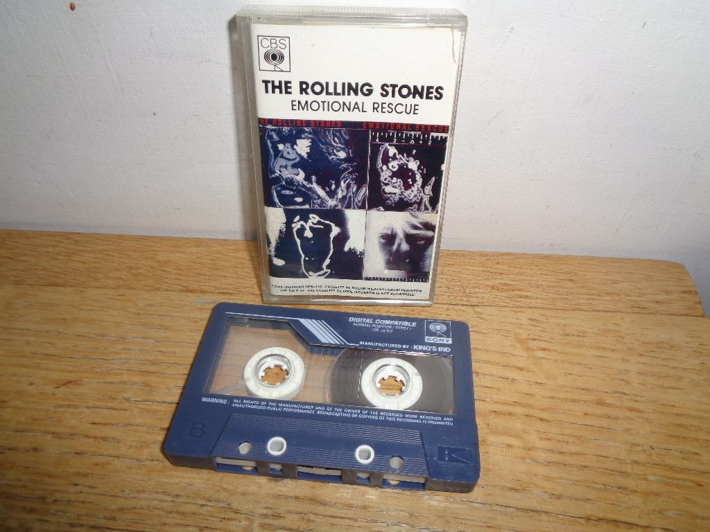 Rolling Stones cassette "Emotional Rescue" [Indonesia], Gebruikt, Verzenden, 1 bandje, Origineel