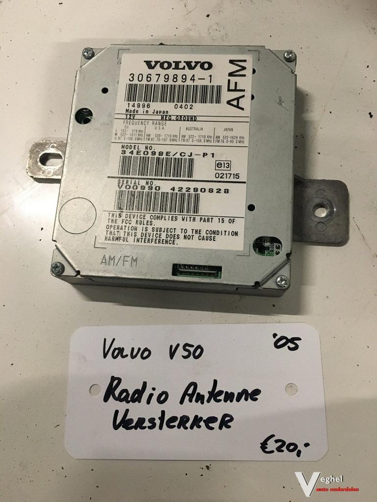 Volvo V50 2005 1.8  Radio Antenne versterker, Enlèvement ou Envoi, -, -, -