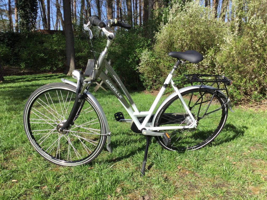 Topstaat witte damesfiets Gazelle Chamonix Nexus 7, Fietsen en Brommers, Ophalen, 53 tot 56 cm, Versnellingen, Zo goed als nieuw