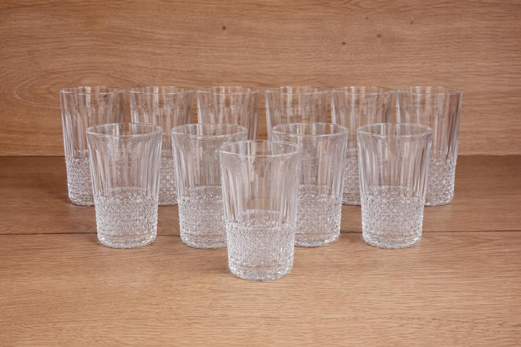 Lot 11 verres en cristal “Tommy” by Saint-Louis, Antiquités & Art, Enlèvement