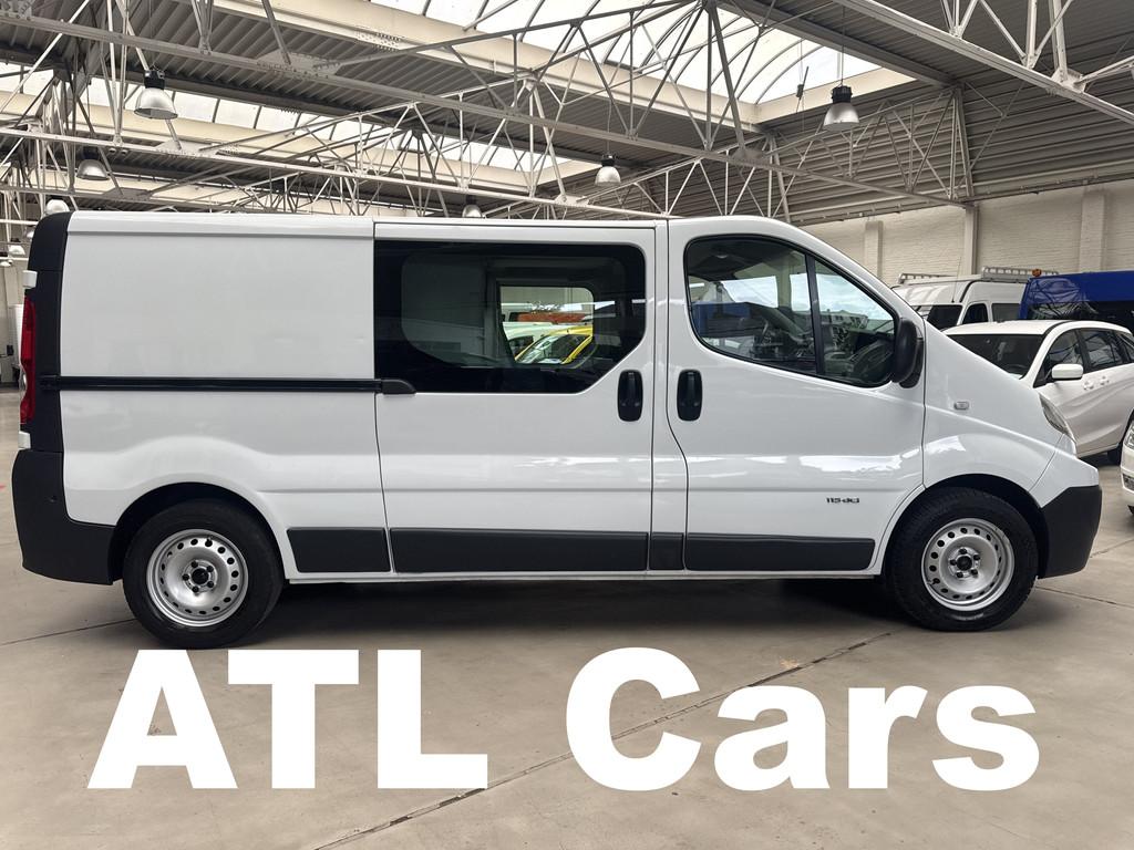 Renault Trafic 2.0 Diesel | Dubbele Cabine | Airco | Trekhaa, Autos, Euro 5, 4 portes, Entreprise, Diesel