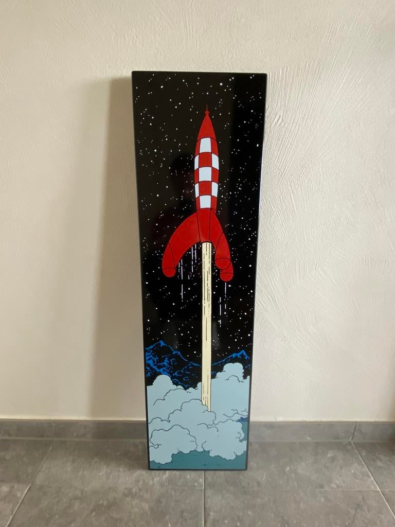 Emaillerie Belge: Kuifje, Raket naar de maan 1985 (Hergé), Collections, Enlèvement, Tintin