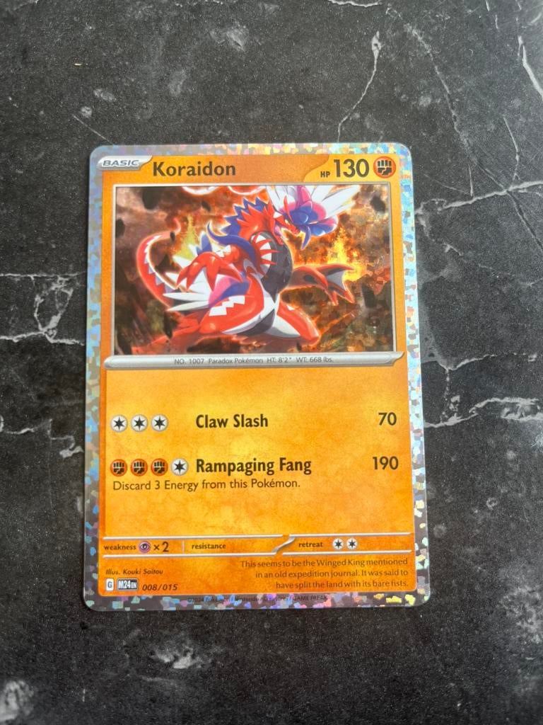 Koraidon - 008/015 - Pokemon McDonald's Promos Holo 2024 NM, Enlèvement ou Envoi, Comme neuf