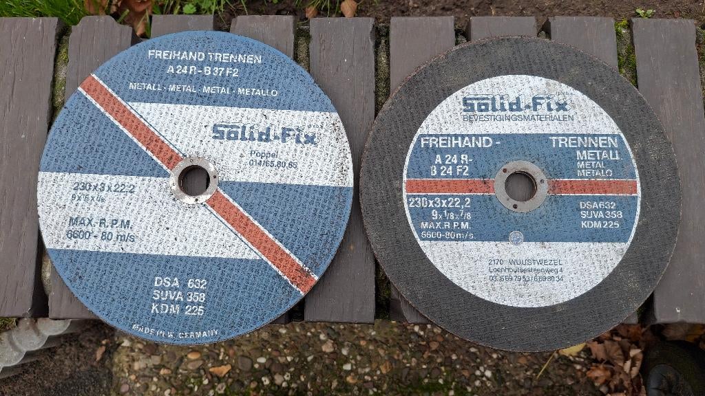 Metaal doorslijpschijven 230x3x22,2 (=standaard) slijpschijf, Doe-het-zelf en Bouw, Gereedschap | Slijpmachines, Ophalen, Nieuw