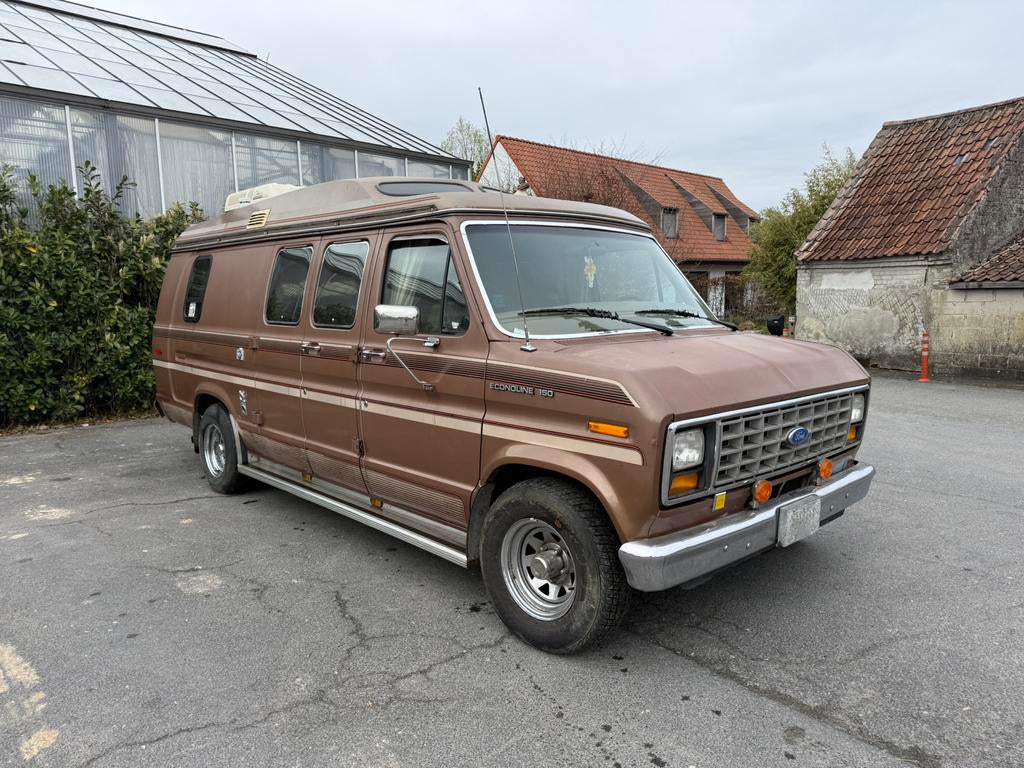 Ford usa camper econoline v8 oldtimer 1988, Automaat, Trekhaak, Particulier, LPG