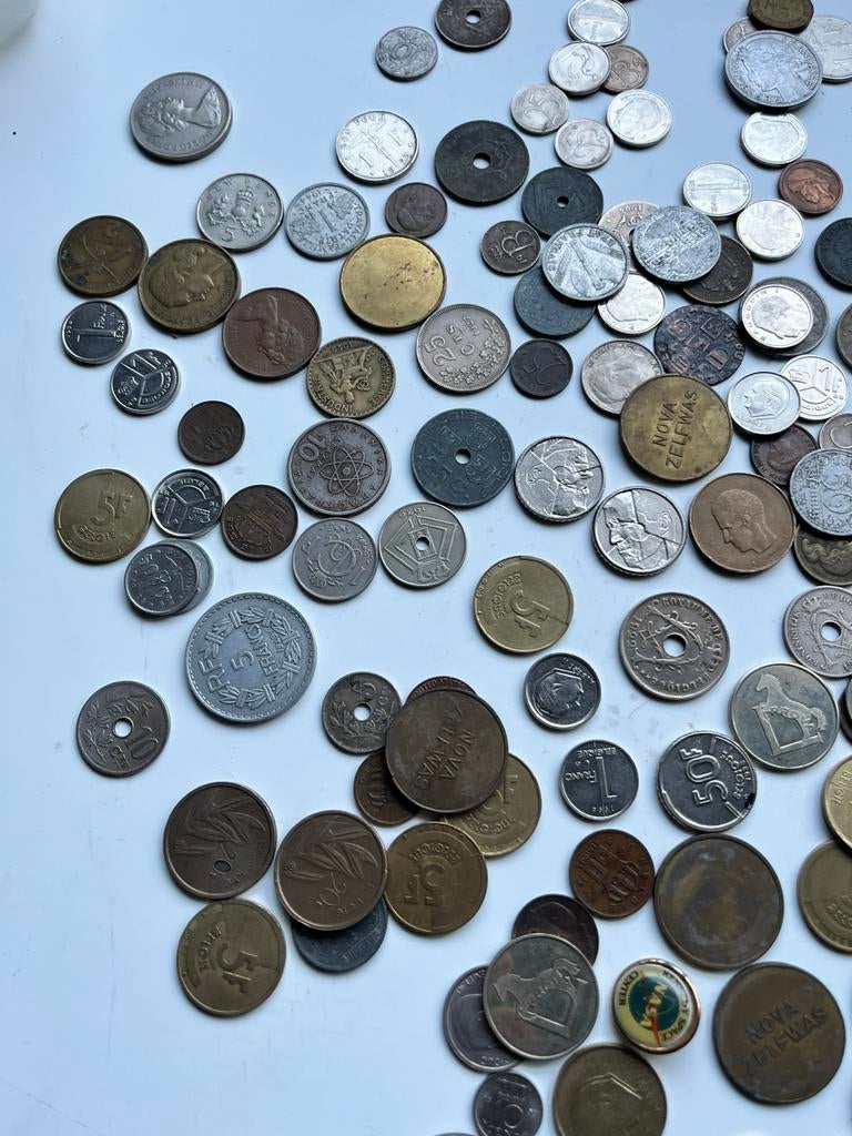 Oude munten Zie foto’s., Postzegels en Munten, Ophalen, Munten