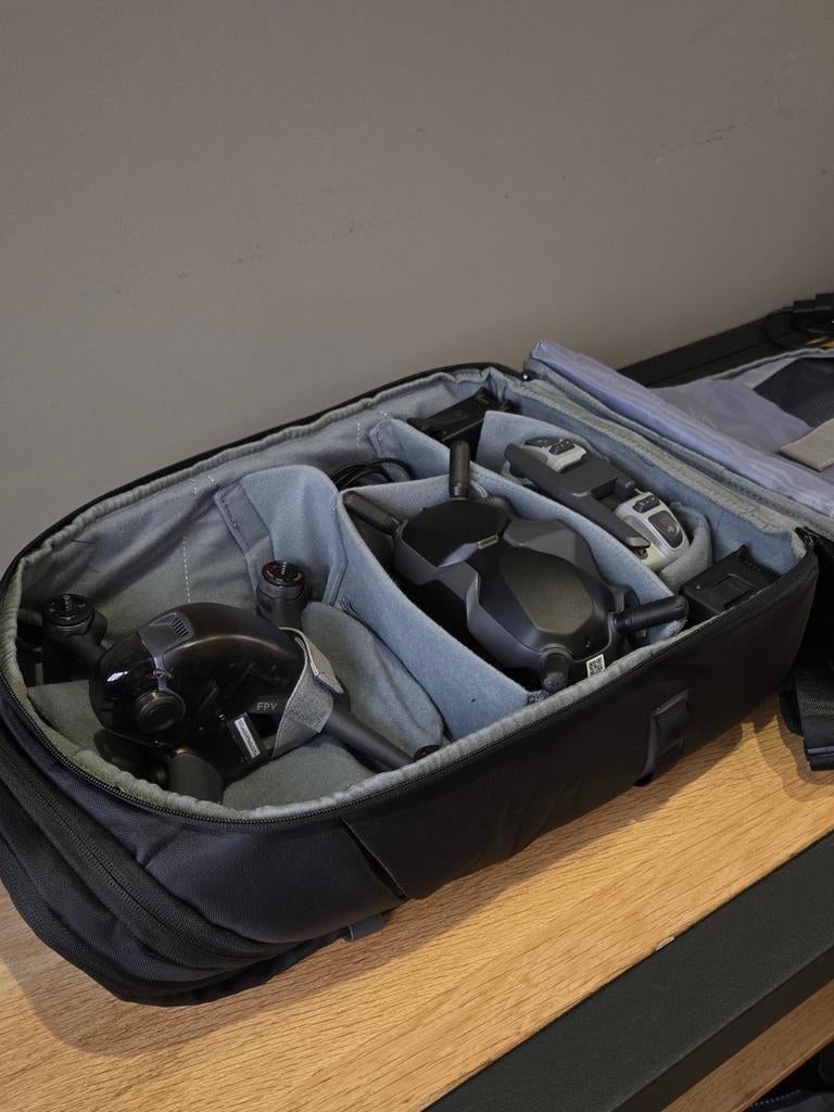 Nieuwe dji fpv fly more combo met originele dji rugzak!, Audio, Tv en Foto, Drones, Cameradrone, Nieuw, 15 tot 30 minuten, DJI