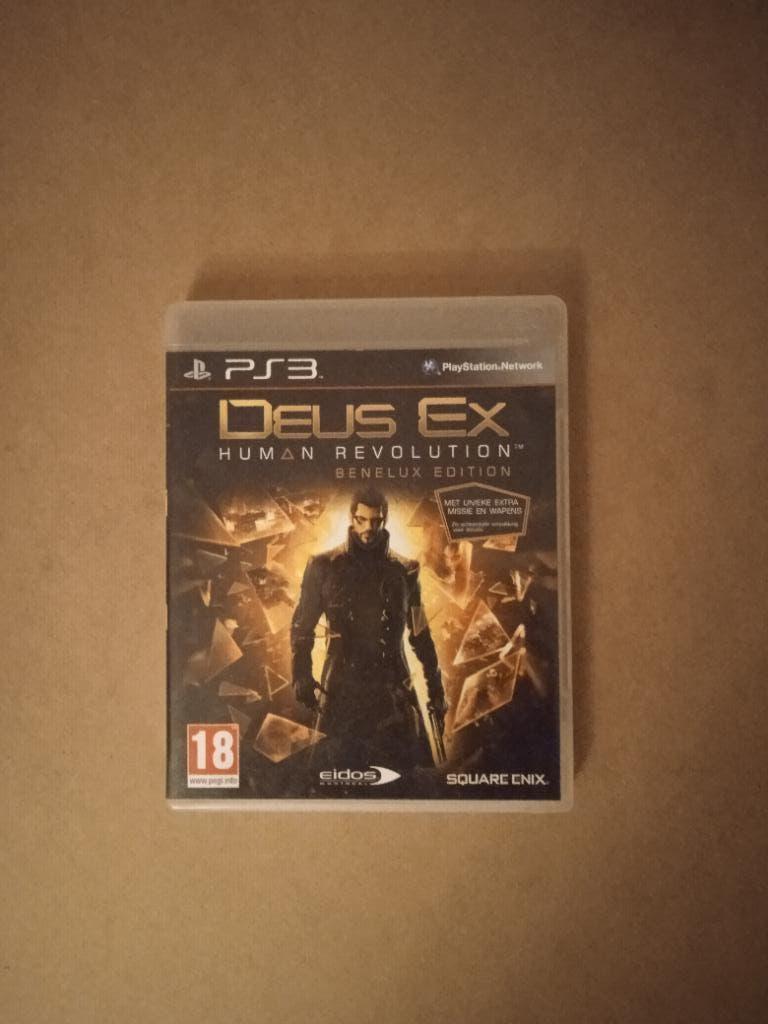 Deus Ex Human Revolution Benelux Edition PS3, Games en Spelcomputers, Games | Sony PlayStation 3, Ophalen, Gebruikt, Vanaf 18 jaar