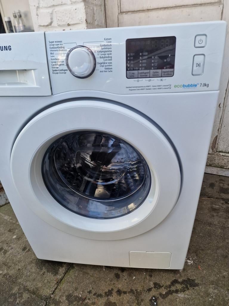 Lave linge Samsung 7kg fonctionne très bien, Electroménager, Enlèvement ou Envoi