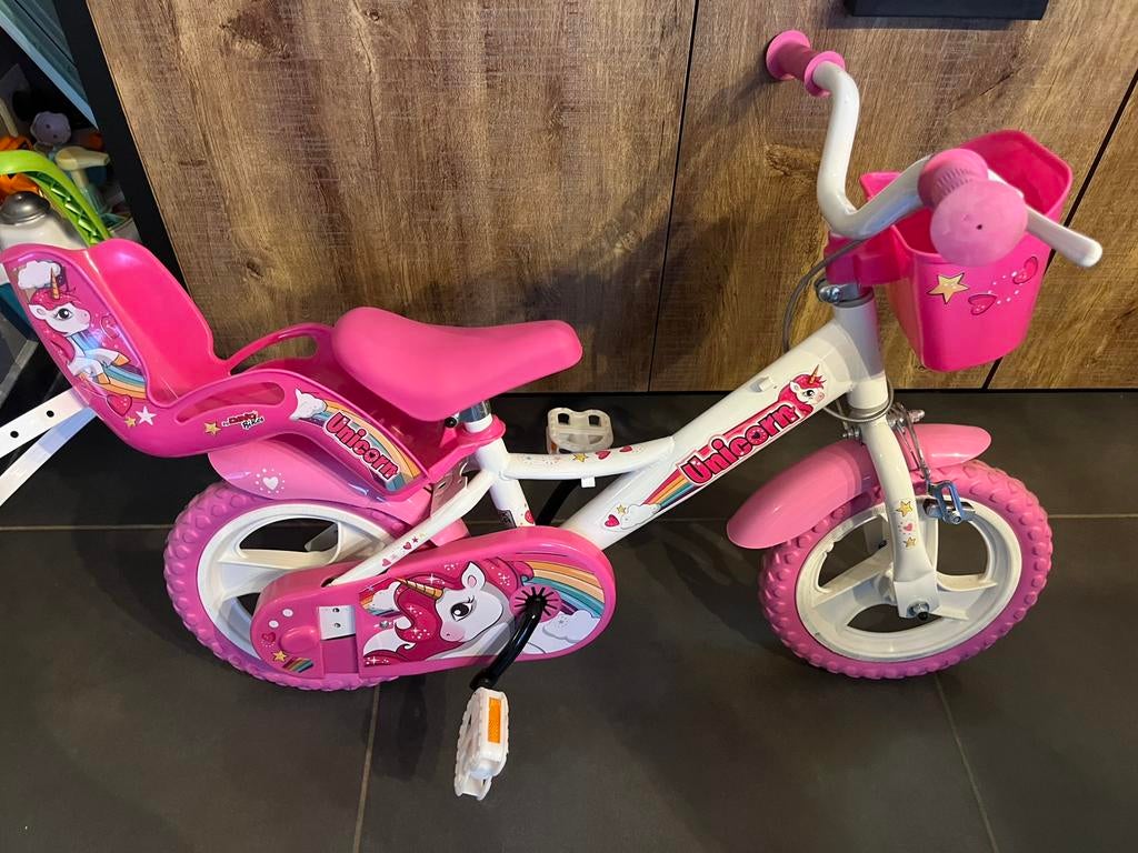 Meisjes fiets 12 inch, Fietsen en Brommers, Fietsen | Kinderfietsjes, Ophalen, Gebruikt, Minder dan 16 inch