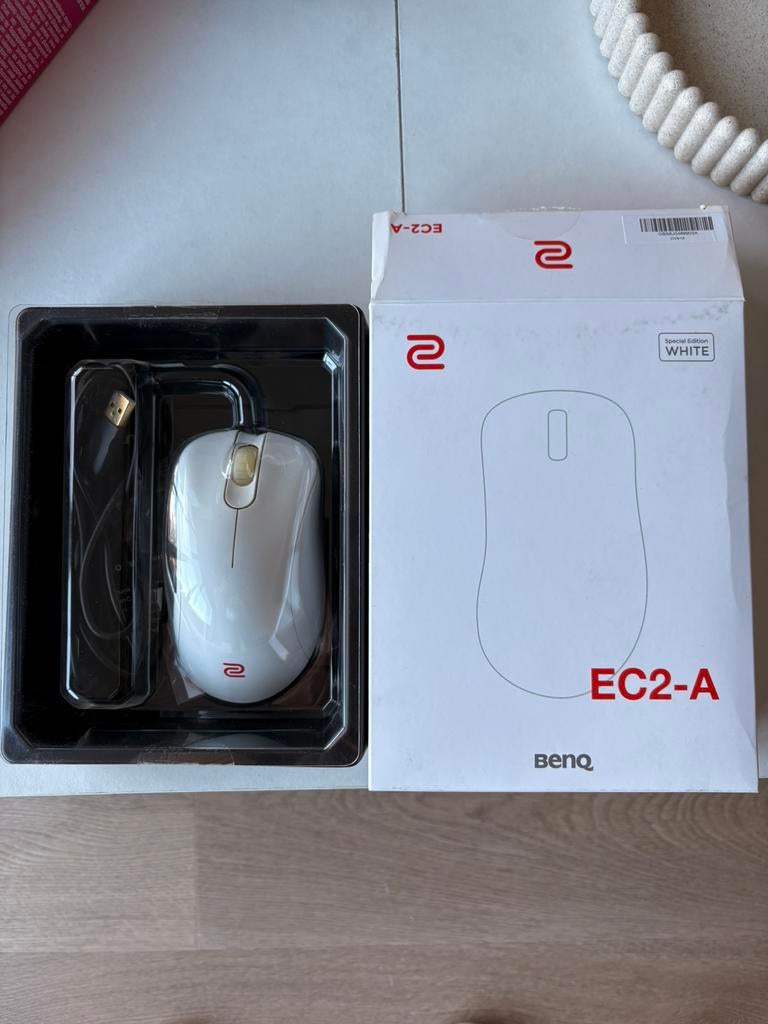 Souris Gaming BenQ Zowie EC2-A Blanche – Parfait état, Informatique & Logiciels, Souris, Comme neuf, Enlèvement, Souris de gaming